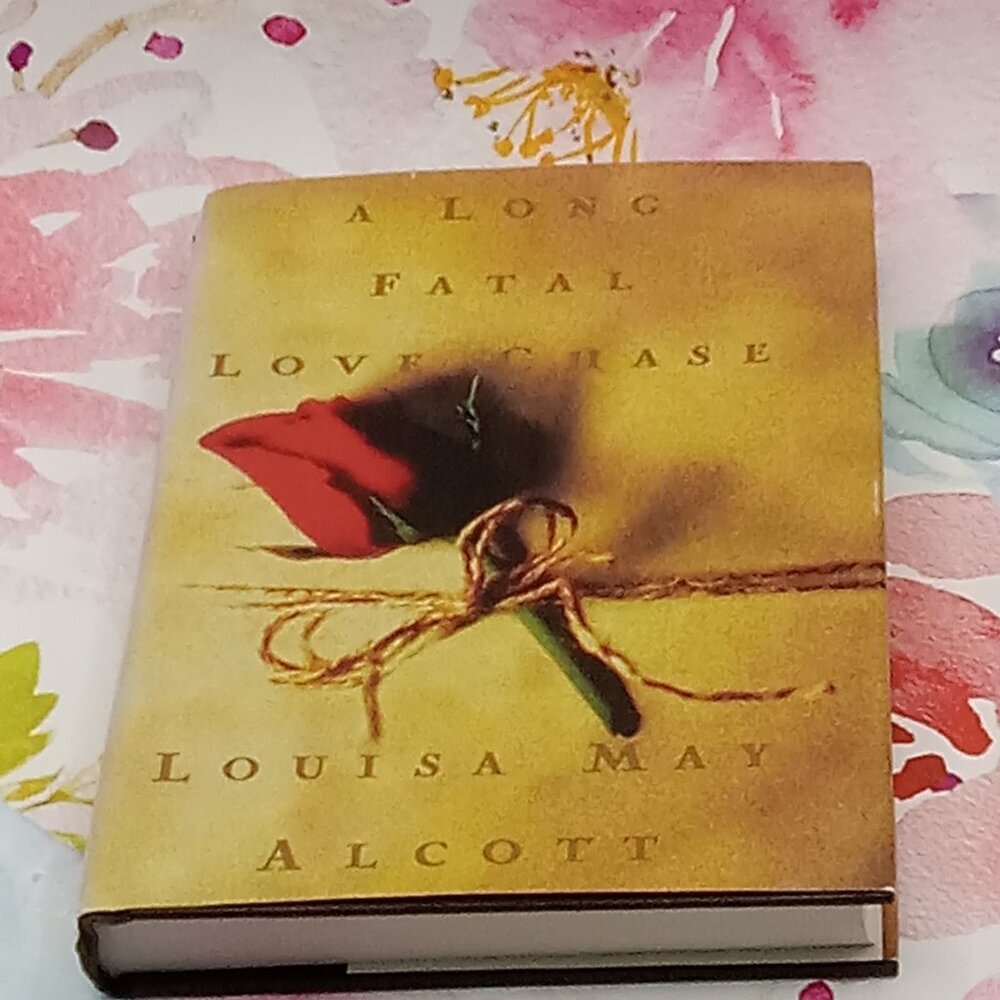 LOUISA MAY ALCOTT HC Long Fatal Love Chase Book LARGE PRINT 1995 Obsession